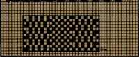 An illustration from Manufacture of narrow woven fabrics, ribbons, trimmings, edgings, etc., giving description of the various yarns used. The construction of weaves and novelties in fabric structures, also descriptive matter as to looms, etc (1917)