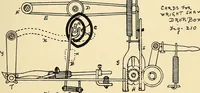 An illustration from Manuscript notes on weaving (1900)