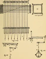 An illustration from Manuscript notes on weaving (1900)