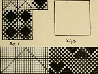 An illustration from Manuscript notes on weaving (1900)
