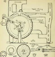 An illustration from Manuscript notes on weaving (1900)