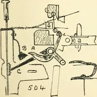 An illustration from Manuscript notes on weaving (1900)