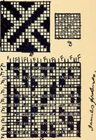 An illustration from Manuscript notes on weaving (1900)