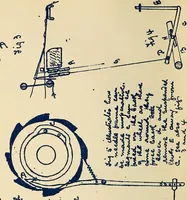 An illustration from Manuscript notes on weaving (1900)