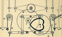 An illustration from Manuscript notes on weaving (1900)