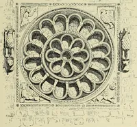 An illustration from Les marbriers romains et le mobilier presbytéral (1897)