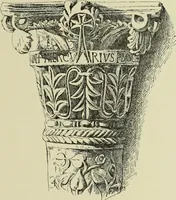 An illustration from Les marbriers romains et le mobilier presbytéral (1897)