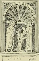 An illustration from Les marbriers romains et le mobilier presbytéral (1897)