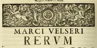 Picture 8 of 41 from Marci Velseri, Matthaei F. Ant. N. Reip. Augustanae quondam duumviri, Opera historica et philologica, sacra et profana. : In quibus historia boica, res Augustinae, conversio & passio SS. martyrum, Afrae, Hilariae, Dignae, Eunomiae, Eutropiae, vitae S. Udalrici, & S. Severini, narratio eorum, quae contigerunt Apollonio Tyrio, tabulae Peutingerianae integrae, epistolae ad viros illustres Latinae Italicaeque, & proteus satyra continentur. (1682), leaf 274