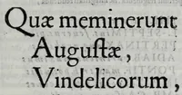 An illustration from Marci Velseri Matthaei f. Ant. n. patricii Aug. Vind. Rerum Augustanar. Vindelicar. libri octo (1594)