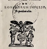 An illustration from Marci ZuerI BoxhornI Emblemata politica : accedunt dissertationes politicae de Romanorum imperio, et quaedam aliae (1651)