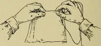An illustration from Margaret J. Blair's system of sewing and garment drafting (1904)