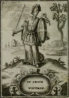 An illustration from Mariae höchst-wunderbarliche und ohne alle Sünden-Mackl gnaden-reich beschehene Empfängnuss : in hunderterley Sinn-Bildern vorgestellet, mit minder ... durch gleich-lauffende Vers deutlich erkläret : anbey mit einer anmüthigen Melodey versehen .. (1712)