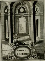 An illustration from Mariae höchst-wunderbarliche und ohne alle Sünden-Mackl gnaden-reich beschehene Empfängnuss : in hunderterley Sinn-Bildern vorgestellet, mit minder ... durch gleich-lauffende Vers deutlich erkläret : anbey mit einer anmüthigen Melodey versehen .. (1712)