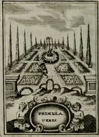An illustration from Mariae höchst-wunderbarliche und ohne alle Sünden-Mackl gnaden-reich beschehene Empfängnuss : in hunderterley Sinn-Bildern vorgestellet, mit minder ... durch gleich-lauffende Vers deutlich erkläret : anbey mit einer anmüthigen Melodey versehen .. (1712)