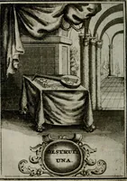 An illustration from Mariae höchst-wunderbarliche und ohne alle Sünden-Mackl gnaden-reich beschehene Empfängnuss : in hunderterley Sinn-Bildern vorgestellet, mit minder ... durch gleich-lauffende Vers deutlich erkläret : anbey mit einer anmüthigen Melodey versehen .. (1712)