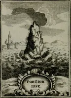 An illustration from Mariae höchst-wunderbarliche und ohne alle Sünden-Mackl gnaden-reich beschehene Empfängnuss : in hunderterley Sinn-Bildern vorgestellet, mit minder ... durch gleich-lauffende Vers deutlich erkläret : anbey mit einer anmüthigen Melodey versehen .. (1712)