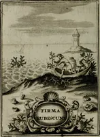 An illustration from Mariae höchst-wunderbarliche und ohne alle Sünden-Mackl gnaden-reich beschehene Empfängnuss : in hunderterley Sinn-Bildern vorgestellet, mit minder ... durch gleich-lauffende Vers deutlich erkläret : anbey mit einer anmüthigen Melodey versehen .. (1712)