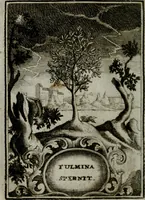An illustration from Mariae höchst-wunderbarliche und ohne alle Sünden-Mackl gnaden-reich beschehene Empfängnuss : in hunderterley Sinn-Bildern vorgestellet, mit minder ... durch gleich-lauffende Vers deutlich erkläret : anbey mit einer anmüthigen Melodey versehen .. (1712)