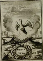 An illustration from Mariae höchst-wunderbarliche und ohne alle Sünden-Mackl gnaden-reich beschehene Empfängnuss : in hunderterley Sinn-Bildern vorgestellet, mit minder ... durch gleich-lauffende Vers deutlich erkläret : anbey mit einer anmüthigen Melodey versehen .. (1712)