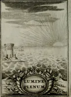 An illustration from Mariae höchst-wunderbarliche und ohne alle Sünden-Mackl gnaden-reich beschehene Empfängnuss : in hunderterley Sinn-Bildern vorgestellet, mit minder ... durch gleich-lauffende Vers deutlich erkläret : anbey mit einer anmüthigen Melodey versehen .. (1712)