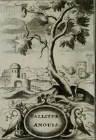 An illustration from Mariae höchst-wunderbarliche und ohne alle Sünden-Mackl gnaden-reich beschehene Empfängnuss : in hunderterley Sinn-Bildern vorgestellet, mit minder ... durch gleich-lauffende Vers deutlich erkläret : anbey mit einer anmüthigen Melodey versehen .. (1712)