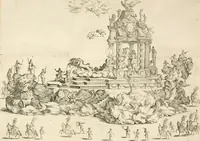 An illustration from Maria Vergine coronata : descrizione, e dichiarazione della diuota solennità fatta in Reggio li 13. maggio 1674 (1675)