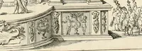 An illustration from Maria Vergine coronata : descrizione, e dichiarazione della diuota solennità fatta in Reggio li 13. maggio 1674 (1675)