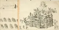 An illustration from Maria Vergine coronata : descrizione, e dichiarazione della diuota solennità fatta in Reggio li 13. maggio 1674 (1675)