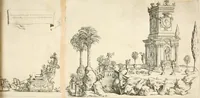 An illustration from Maria Vergine coronata : descrizione, e dichiarazione della diuota solennità fatta in Reggio li 13. maggio 1674 (1675)