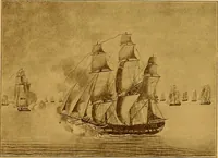 An illustration from The Marine room of the Peabody Museum of Salem (1921)