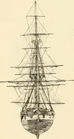An illustration from The Marine room of the Peabody Museum of Salem (1921)