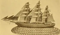 An illustration from The Marine room of the Peabody museum of Salem (1921)