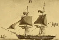 An illustration from The Marine room of the Peabody museum of Salem (1921)
