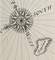 Picture 13 of 17 from The mariners mirrour : wherin may playnly be seen the courses, heights, distances, depths, soundings, flouds and ebs, risings of lands, rocks, sands and shoalds, with the marks for th'entrings of the harbouroughs, havens and ports of the greatest part of Europe: their seueral traficks and commodities: together w.th the rules and instrume[n]ts of navigation. (1588), leaf 193