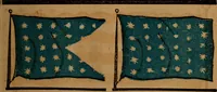 An illustration from The maritime flags and standards of all nations, together with a geographical sketch (1856)
