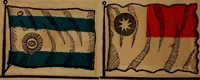 Picture 13 of 105 from The maritime flags and standards of all nations, together with a geographical sketch (1856), leaf 13