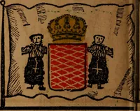 An illustration from The maritime flags and standards of all nations, together with a geographical sketch (1856)