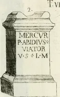 An illustration from Marmi cremonesi, ossia, Ragguaglio delle antiche inscrizioni che si conservano nella villa delle Torri de' Picenardi : opera (1791)