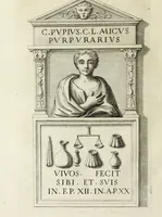Picture 29 of 37 from Marmi eruditi, ovvero, Lettere sopra alcune antiche inscrizioni (1719), leaf 261