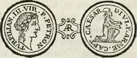 An illustration from Marmi eruditi, ovvero, Lettere sopra alcune antiche inscrizioni (1719)