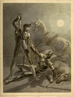 An illustration from Marmion; a tale of Flodden Field. (1809)