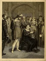 An illustration from Marmion; a tale of Flodden Field. (1809)