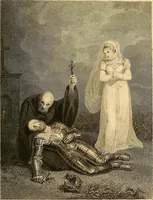 An illustration from Marmion; a tale of Flodden Field. (1809)