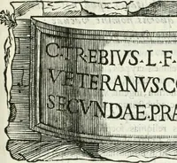 Picture 52 of 98 from Marmora Felsinea : innumeris non solum inscriptionibus exteris hucusque ineditis : sed etiam quamplurimis doctissimorum virorum expositionibus roborata & aucta : illustrissimo ac amplissimo Bononiae Senatui dicata (1690), leaf 252