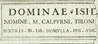 Picture 20 of 98 from Marmora Felsinea : innumeris non solum inscriptionibus exteris hucusque ineditis : sed etiam quamplurimis doctissimorum virorum expositionibus roborata & aucta : illustrissimo ac amplissimo Bononiae Senatui dicata (1690), leaf 28