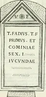 Picture 64 of 98 from Marmora Felsinea : innumeris non solum inscriptionibus exteris hucusque ineditis : sed etiam quamplurimis doctissimorum virorum expositionibus roborata & aucta : illustrissimo ac amplissimo Bononiae Senatui dicata (1690), leaf 390