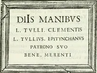 Picture 78 of 98 from Marmora Felsinea : innumeris non solum inscriptionibus exteris hucusque ineditis : sed etiam quamplurimis doctissimorum virorum expositionibus roborata & aucta : illustrissimo ac amplissimo Bononiae Senatui dicata (1690), leaf 544