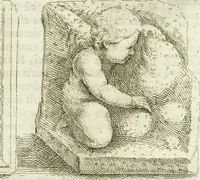 An illustration from Marmora Felsinea : innumeris non solum inscriptionibus exteris hucusque ineditis : sed etiam quamplurimis doctissimorum virorum expositionibus roborata & aucta : illustrissimo ac amplissimo Bononiae Senatui dicata (1690)
