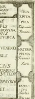 An illustration from Marmora Felsinea : innumeris non solum inscriptionibus exteris hucusque ineditis : sed etiam quamplurimis doctissimorum virorum expositionibus roborata & aucta : illustrissimo ac amplissimo Bononiae Senatui dicata (1690)